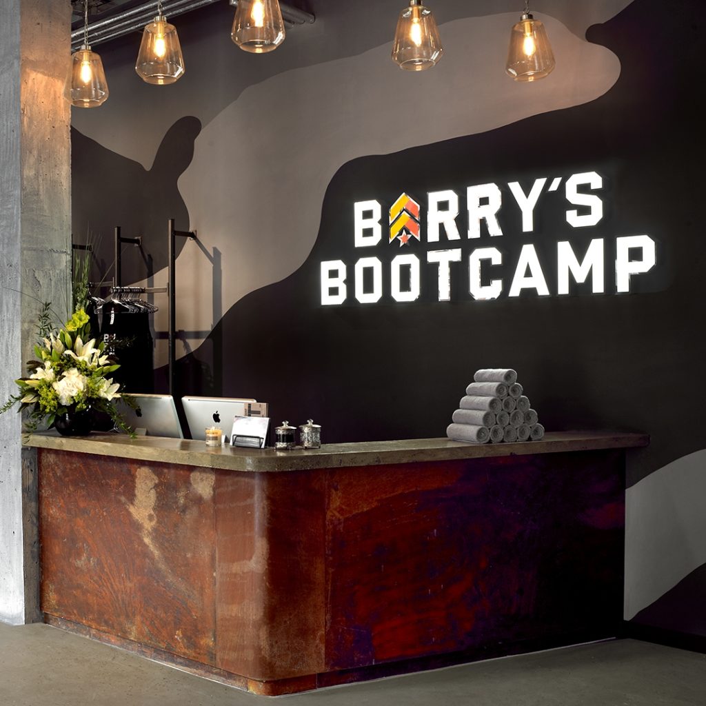 Interior of Barry’s Bootcamp near Liverpool Street