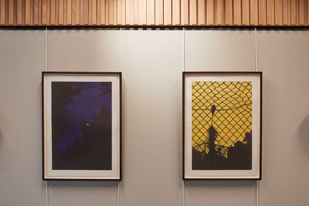 The art installations at Myo Liverpool Street office.